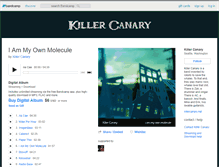 Tablet Screenshot of killercanary.bandcamp.com