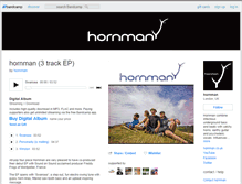 Tablet Screenshot of hornman.bandcamp.com