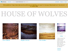 Tablet Screenshot of houseofwolves.bandcamp.com