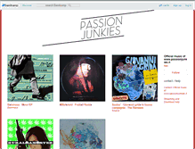 Tablet Screenshot of passionjunkies.bandcamp.com