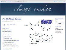 Tablet Screenshot of myspacebarisbroken.bandcamp.com
