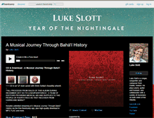 Tablet Screenshot of lukeslott.bandcamp.com