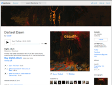 Tablet Screenshot of goliathband.bandcamp.com