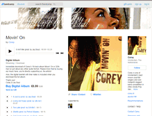 Tablet Screenshot of corey.bandcamp.com