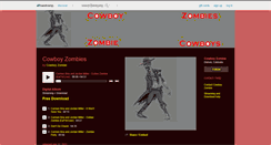 Desktop Screenshot of cowboyzombie.bandcamp.com