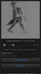 Mobile Screenshot of cowboyzombie.bandcamp.com