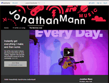 Tablet Screenshot of jonathanmann.bandcamp.com