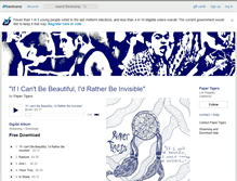 Tablet Screenshot of papertigers562.bandcamp.com