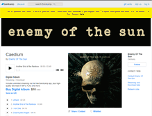 Tablet Screenshot of enemyofthesun.bandcamp.com