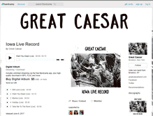 Tablet Screenshot of greatcaesar.bandcamp.com