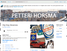 Tablet Screenshot of petterihorsma.bandcamp.com