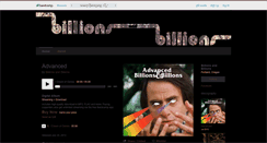 Desktop Screenshot of billionsnbillions.bandcamp.com