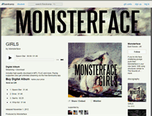 Tablet Screenshot of monsterface.bandcamp.com