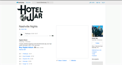 Desktop Screenshot of hotelwar.bandcamp.com
