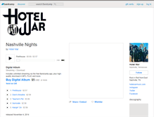 Tablet Screenshot of hotelwar.bandcamp.com