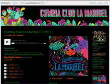 Tablet Screenshot of cumbiaclublamaribel.bandcamp.com