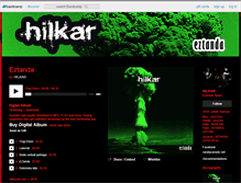 Tablet Screenshot of hilkar.bandcamp.com