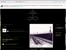 Tablet Screenshot of alaskahate.bandcamp.com