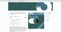 Desktop Screenshot of hookrecordings.bandcamp.com