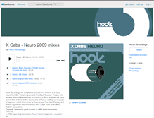 Tablet Screenshot of hookrecordings.bandcamp.com