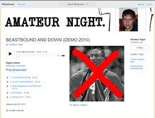 Tablet Screenshot of amateurnight.bandcamp.com