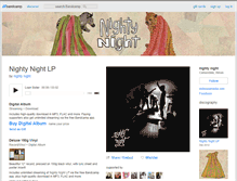 Tablet Screenshot of nightynight.bandcamp.com