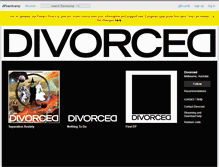 Tablet Screenshot of divorced.bandcamp.com