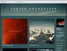 Tablet Screenshot of frozensoundscape.bandcamp.com