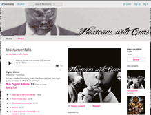 Tablet Screenshot of mexicanswithguns.bandcamp.com