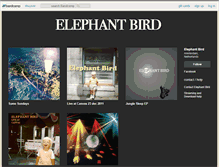 Tablet Screenshot of elephantbird.bandcamp.com