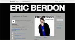 Desktop Screenshot of ericberdon.bandcamp.com