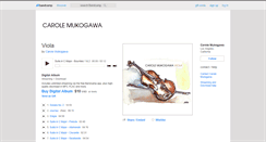 Desktop Screenshot of carolemukogawa.bandcamp.com