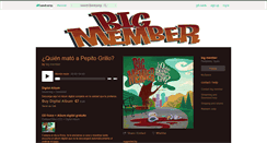 Desktop Screenshot of bigmember.bandcamp.com