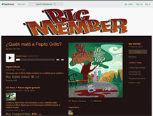 Tablet Screenshot of bigmember.bandcamp.com