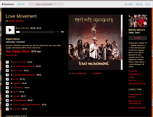 Tablet Screenshot of melodymemory.bandcamp.com