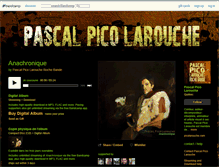 Tablet Screenshot of pascalpicolarouche.bandcamp.com