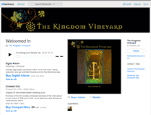 Tablet Screenshot of kingdomvineyard.bandcamp.com