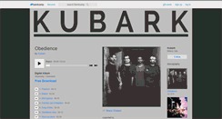 Desktop Screenshot of kubark.bandcamp.com
