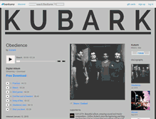 Tablet Screenshot of kubark.bandcamp.com