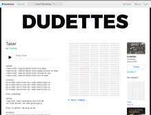 Tablet Screenshot of dudettes.bandcamp.com