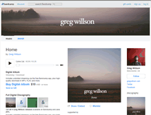 Tablet Screenshot of gregwillson.bandcamp.com