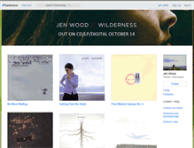 Tablet Screenshot of jenwood.bandcamp.com