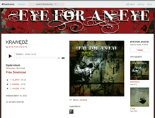 Tablet Screenshot of eyeforaneye1.bandcamp.com