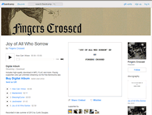 Tablet Screenshot of fingerscrossed.bandcamp.com