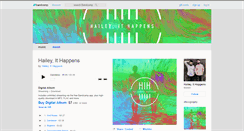 Desktop Screenshot of haileyithappens.bandcamp.com