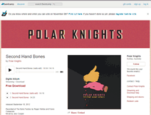 Tablet Screenshot of polarknights.bandcamp.com