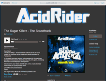 Tablet Screenshot of acidrider.bandcamp.com