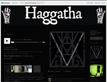 Tablet Screenshot of haggatha.bandcamp.com