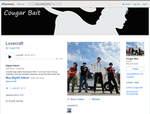 Tablet Screenshot of cougarbaitmusic.bandcamp.com