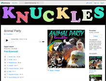 Tablet Screenshot of knucklesppv.bandcamp.com